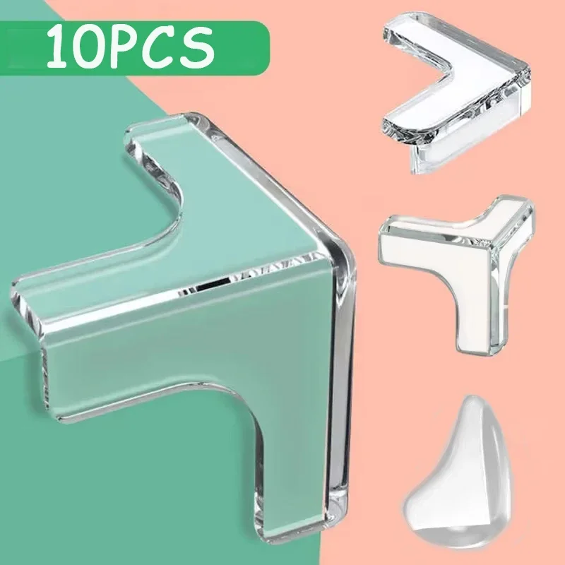 Furniture Hardware Suppliers - 10 個クリア衝突防止コーヒーテーブル家具コーナープロテクターソフトコーナーシースリビングルームの装飾