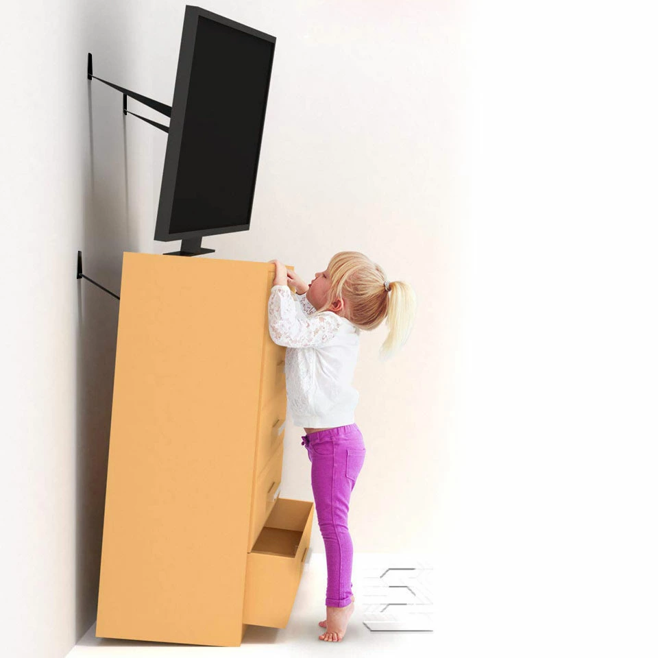 2パック調整可能なテレビ安全ストラップ、穴あけ不要の接着剤式 - Furniture Hardware Suppliers のレビューと価格
