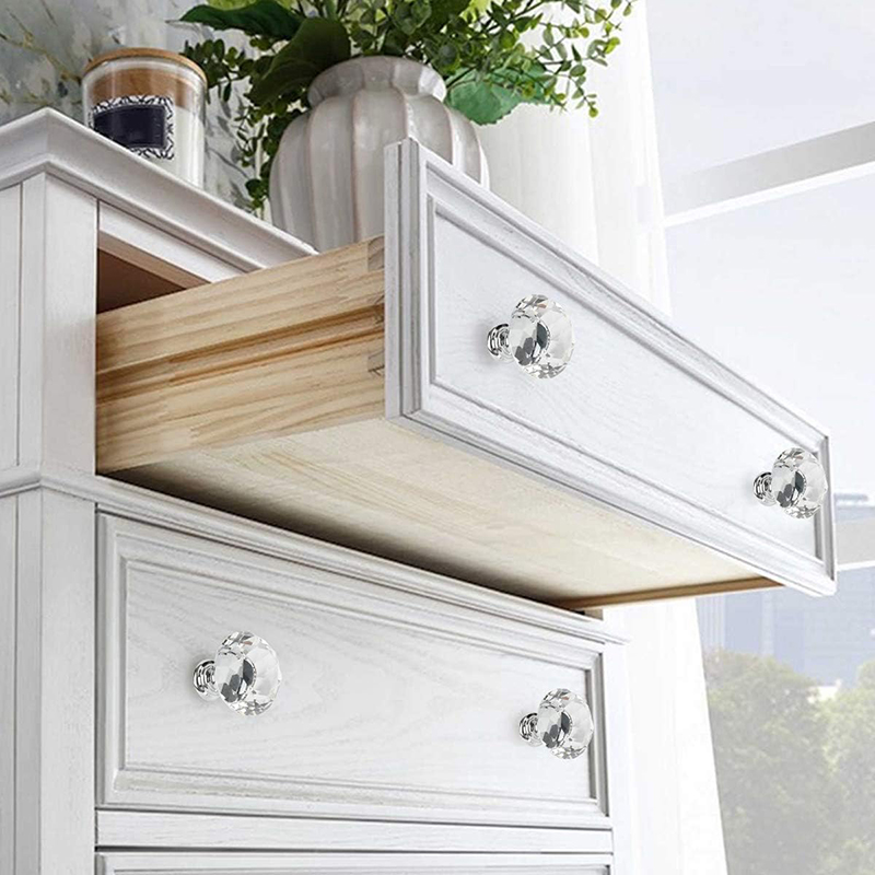 6 個のキャビネットノブネジ付き 30 ミリメートルラウンド - Furniture Hardware Suppliers のレビューと価格